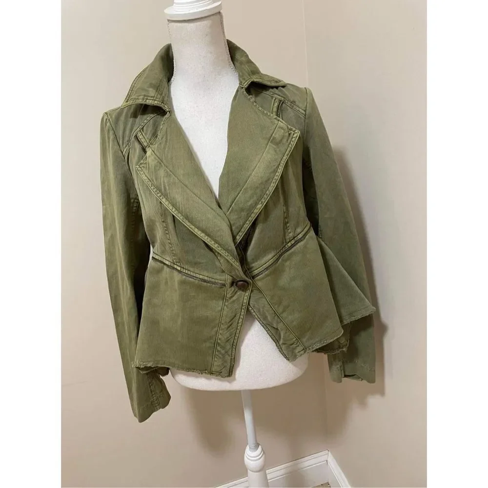 New Free  People Malika Jacket Size XS - Picture 5 of 8
